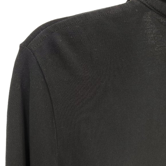Men's Burberry Brit 100% Cotton Long Sleeve Polo S Black - Picture 9 of 16